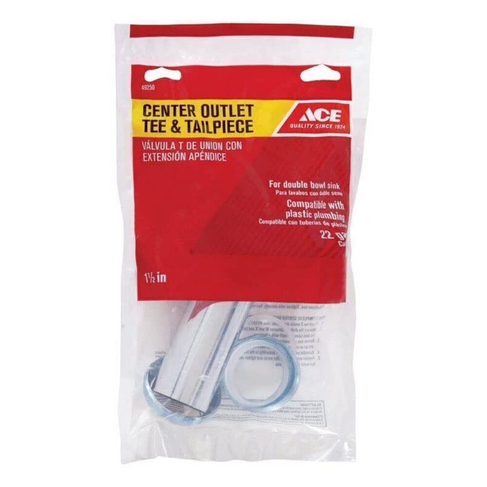 Ace Tee & Tailpiece (ah20218-n) 1-1/2" Sink Drain